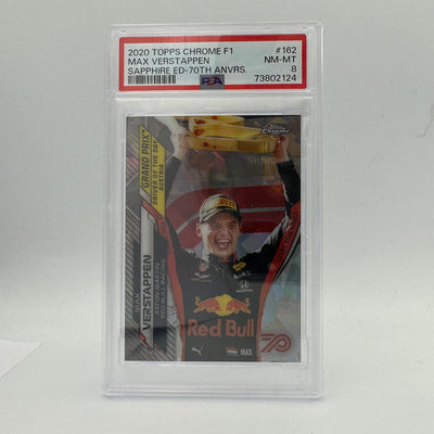 PSA 8 - 19/70 MAX VERSTAPPEN #162 - 70TH ANNIVERSARY - SAPPHIRE EDITION