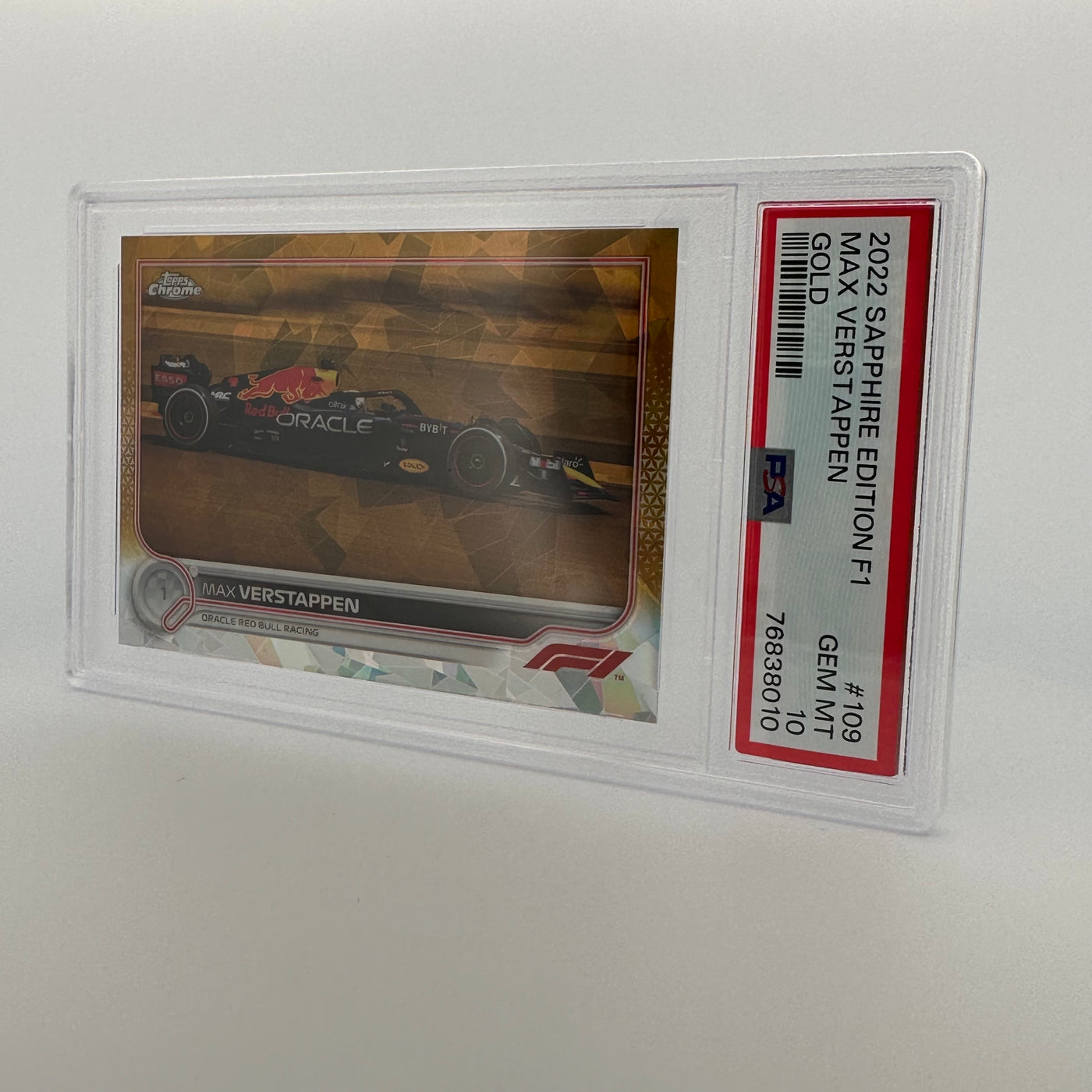 PSA 10 - 35/50 - MAX VERSTAPPEN #109 - SAPPHIRE EDITION - GOLD