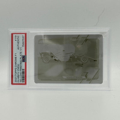 PSA AUTHENTIC - 1/1 GUANYU ZHOU #119 - YELLOW PRINTING PLATE