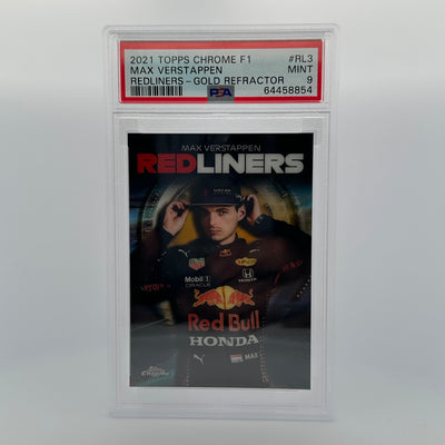 PSA 9 - 05/50 - MAX VERSTAPPEN #RL3 - REDLINERS - GOLD REFRACTOR