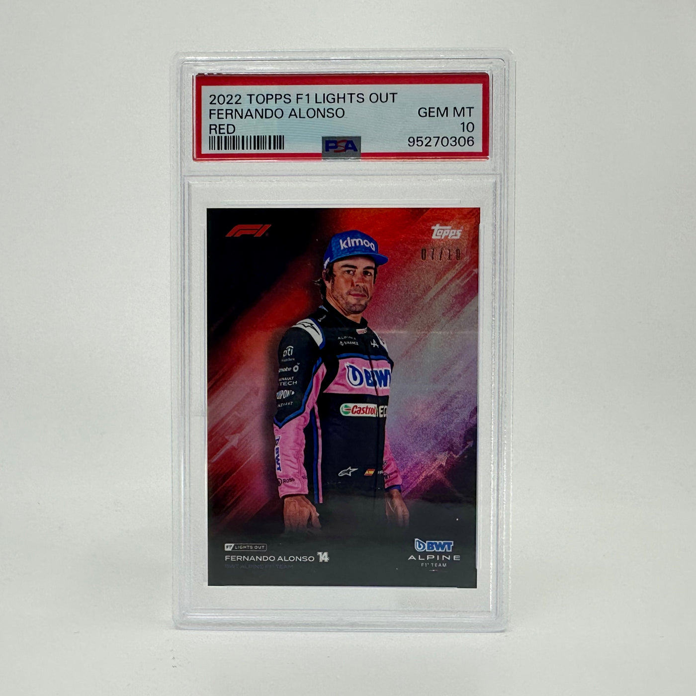 PSA 10 - 07/10 - Fernando Alonso - Red