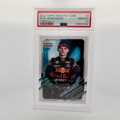 PSA 10 - MAX VERSTAPPEN #3 - INDUSTRY CONFERENCE