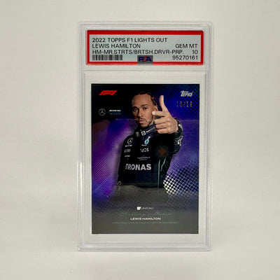 PSA 10 - 15/15 Lewis Hamilton - History Maker - Purple