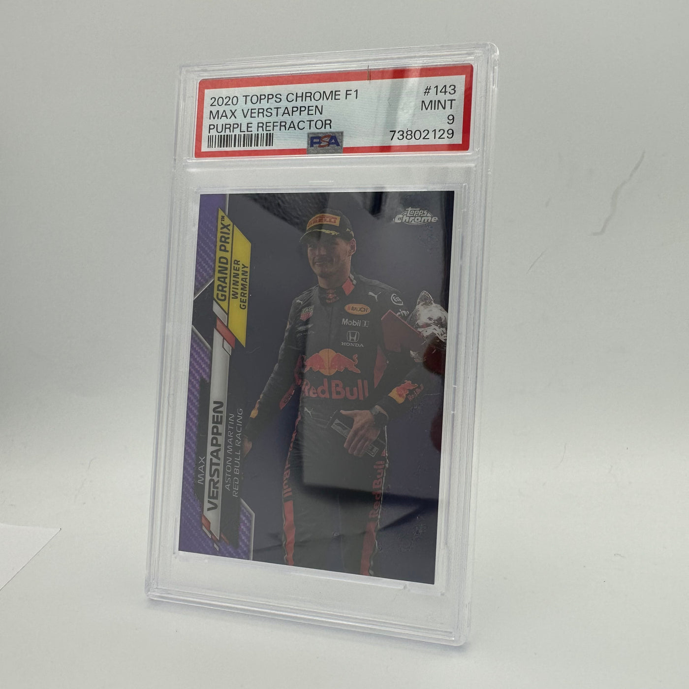 PSA 9 - 43/399 MAX VERSTAPPEN #143 - Purple Refractor