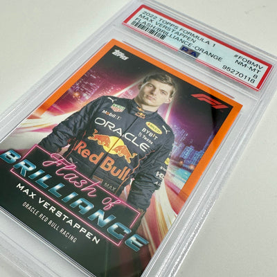 PSA 8 - 05/25 - Max Verstappen #FOBMV - Flash Of Brilliance - Orange