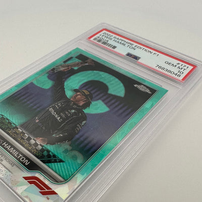 PSA 10 - 25/99 - LEWIS HAMILTON #171 - SAPPHIRE EDITION - AQUA