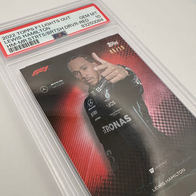 PSA 10 - 05/10 Lewis Hamilton - History Maker - Red