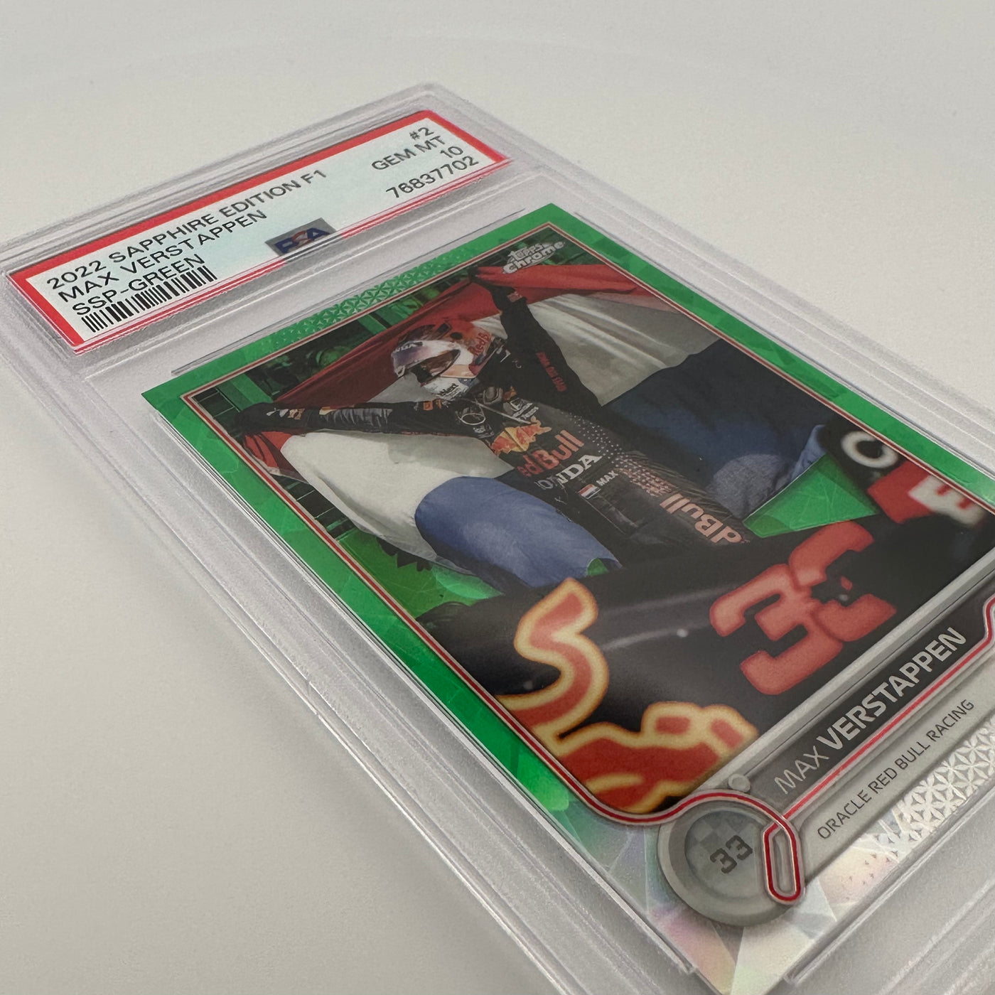 PSA 10 - /75 - Max Verstappen #2 - Sapphire Edition - SSP - Green