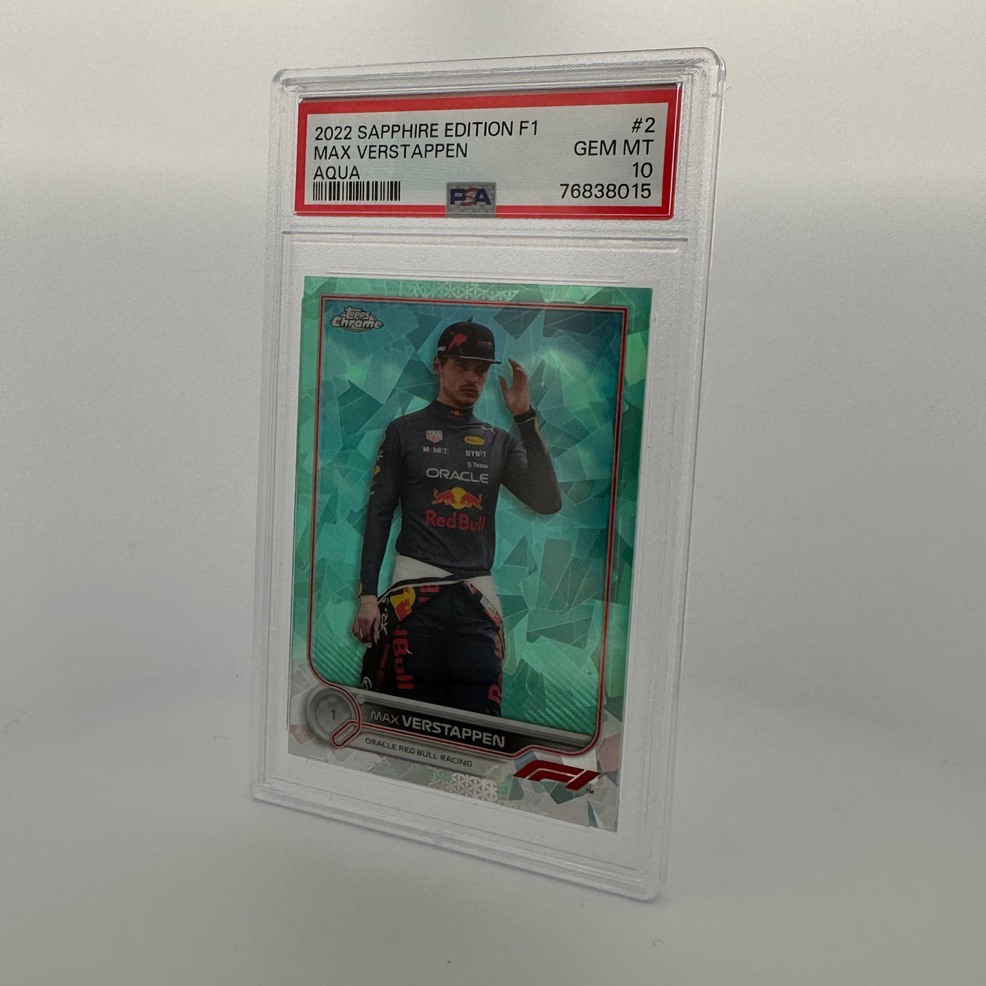 PSA 10 - 89/99 - MAX VERSTAPPEN #2 - SAPPHIRE EDITION - AQUA