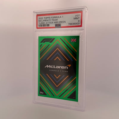 PSA 9 - 193/500 - MCLAREN TEAM #37 - MIRROR GREEN