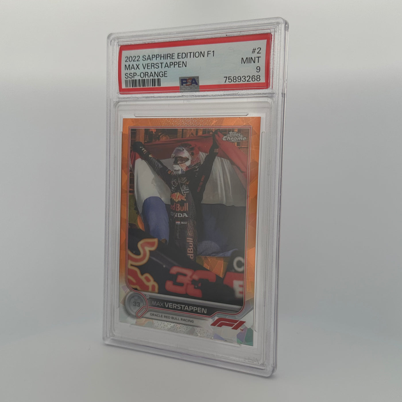 PSA 9 - 17/25 - MAX VERSTAPPEN #2 - SAPPHIRE EDITION - SSP - ORANGE