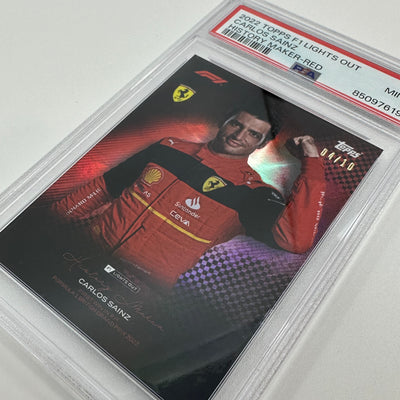 PSA 9 - 04/10 - Carlos Sainz - History Maker - Red