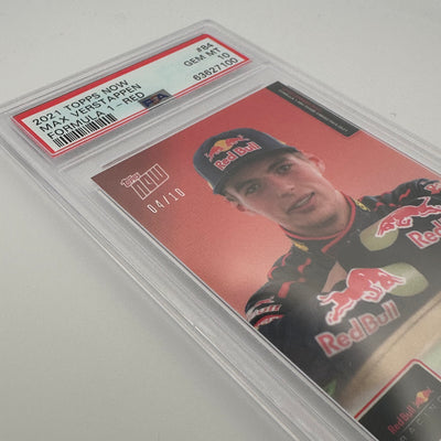 PSA 10 - 04/10 - Max Verstappen  #84 - Red