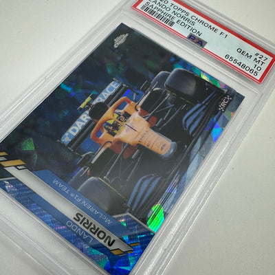 PSA 10 - Lando Norris #27 - Sapphire - 2020 Topps Chrome F1 - Rookie Card