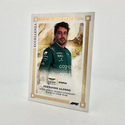 1/1 Gold Fernando Alonso - 2023 Topps Eccellenza - Driver Profile