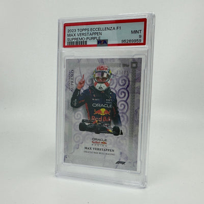 PSA 9 - 11/25 - Max Verstappen - Purple - 2023 Eccellenza Supremo