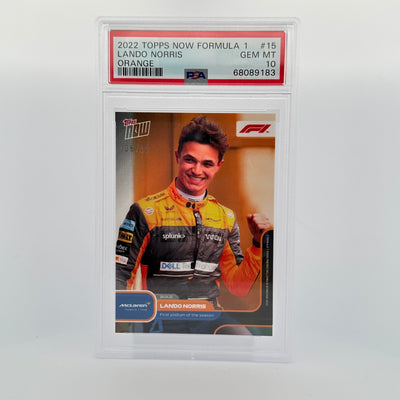 PSA 10 - 06/10 - LANDO NORRIS #15 - ORANGE