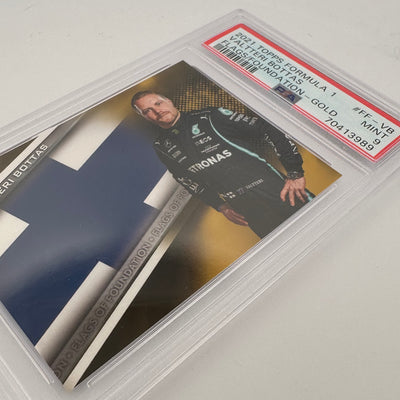 PSA 9 - 47/50 Valtteri Bottas #FF-VB - Flags Of Foundation - Gold