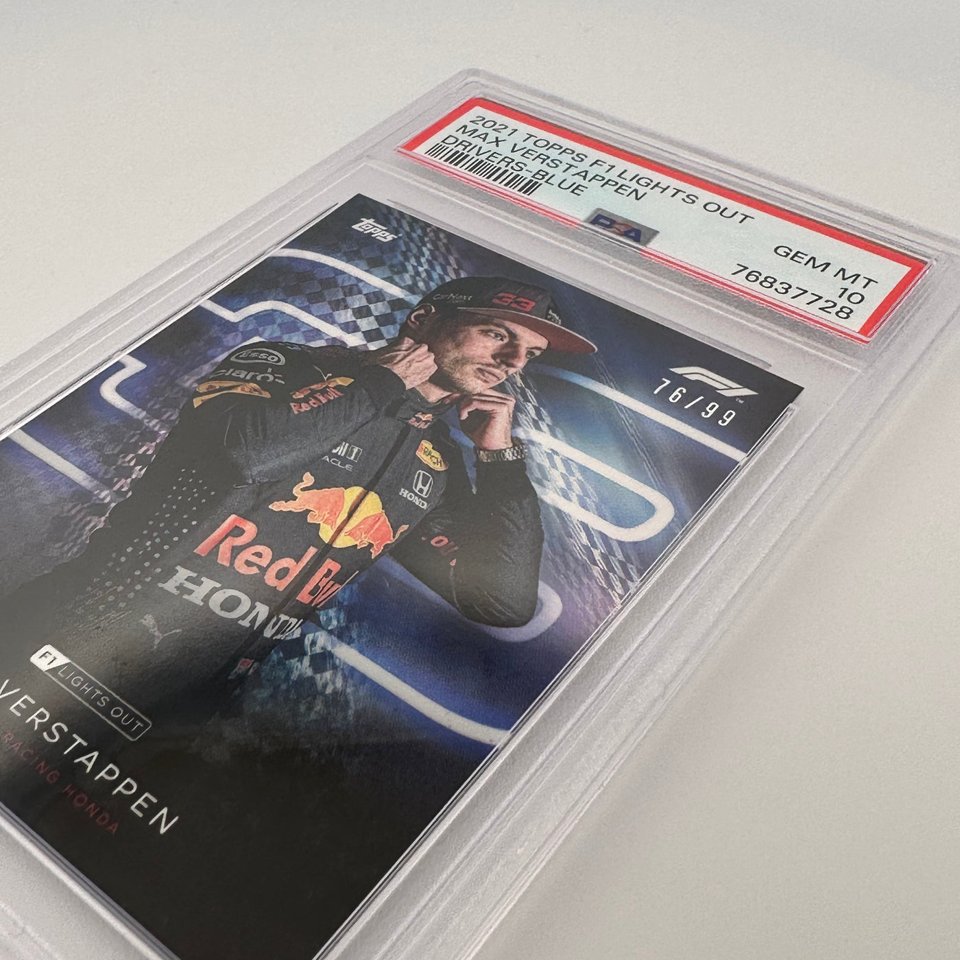 PSA 10 - 76/99 - MAX VERSTAPPEN - DRIVERS - BLUE