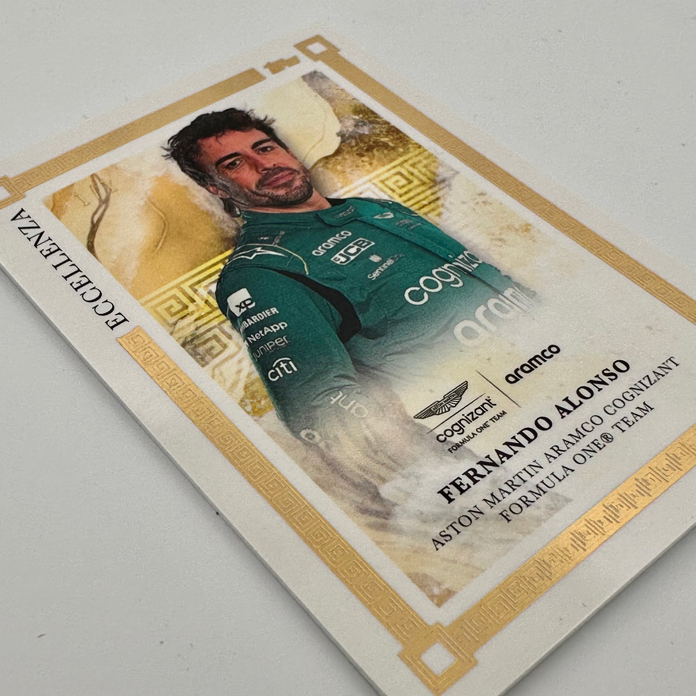 1/1 Gold Fernando Alonso - 2023 Topps Eccellenza - Driver Profile