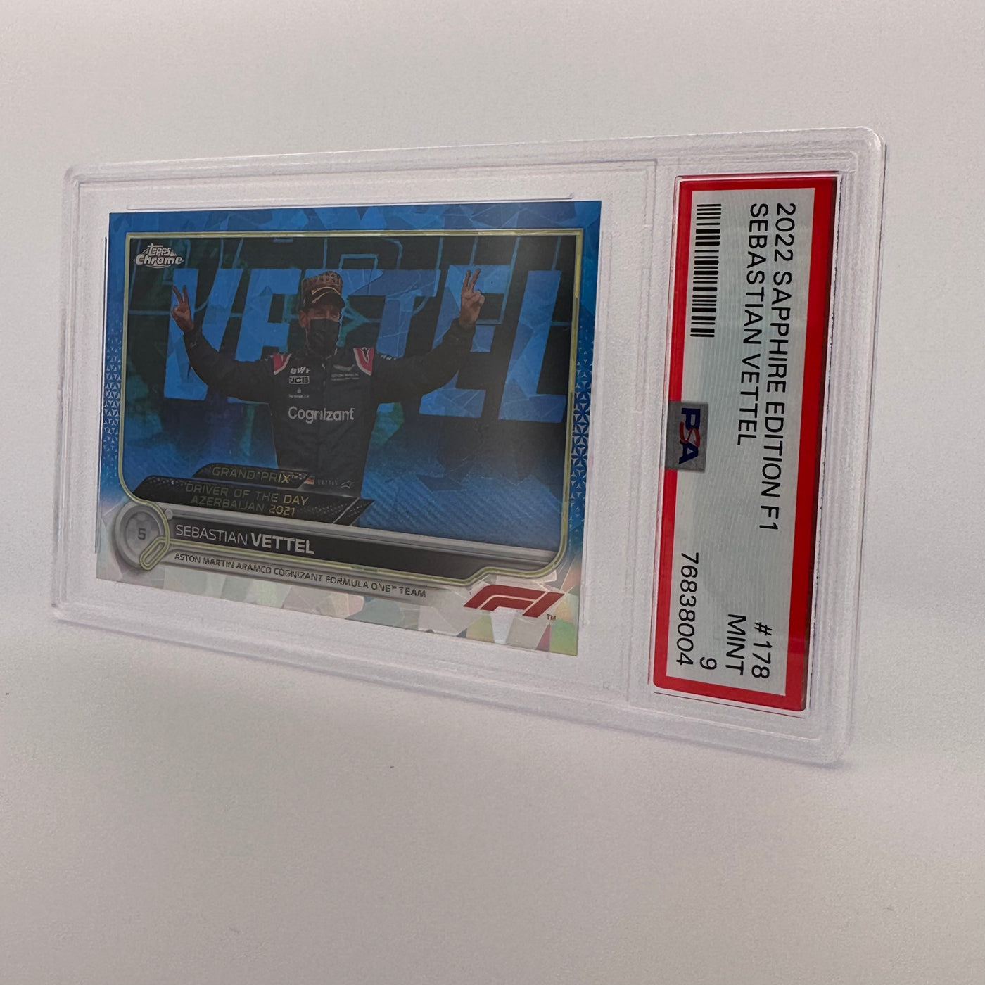 PSA 9 - SEBASTIAN VETTEL #178 - SAPPHIRE EDITION