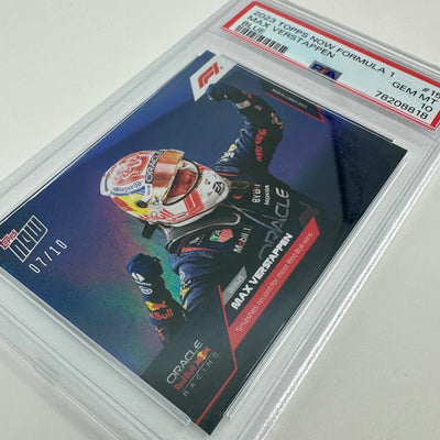 PSA 10 - 07/10 - Max Verstappen #15 - Blue