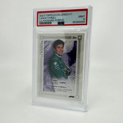 PSA 9 - 07/25 Lance Stroll - Purple - 2023 Eccellenza La Passione