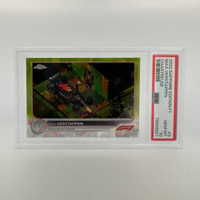 PSA 10 - 005/199 - MAX VERSTAPPEN #3 - SAPPHIRE EDITION - CHARTREUSE