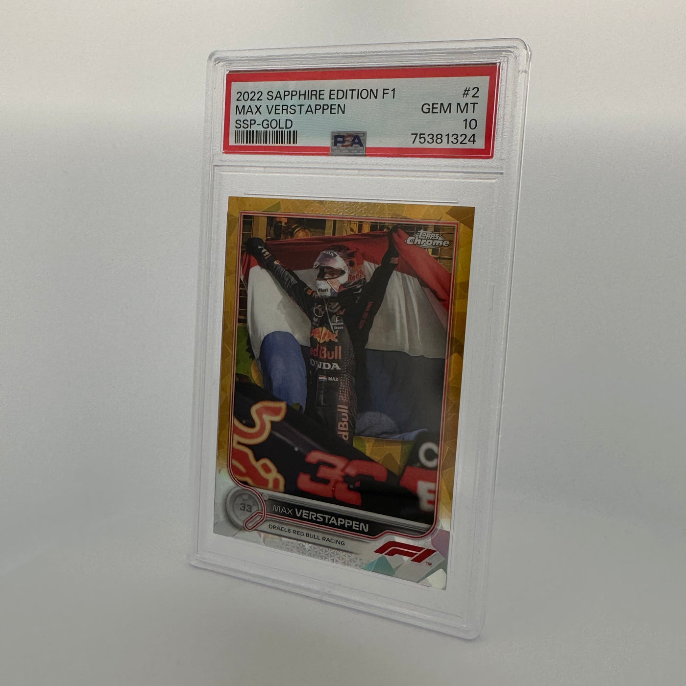 PSA 10 - 28/50 MAX VERSTAPPEN #2 - SAPPHIRE EDITION -  SSP - GOLD