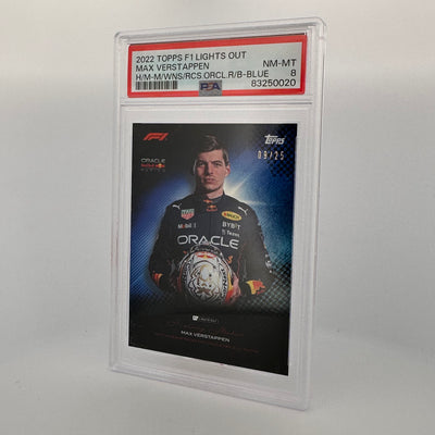 PSA 8 - /25 - Max Verstappen - History Maker - Blue