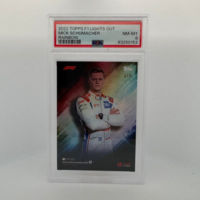 PSA 8 - 3/5 - Mick Schumacher - Rainbow