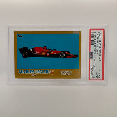 PSA 9 - 30/50 - Charles Leclerc #T61CL - 1961 Sports Cars - Gold