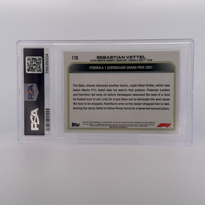 PSA 9 - SEBASTIAN VETTEL #178 - SAPPHIRE EDITION