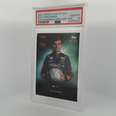 PSA 10 - /99 - Max Verstappen - Most Wins And Races - History Maker - Teal