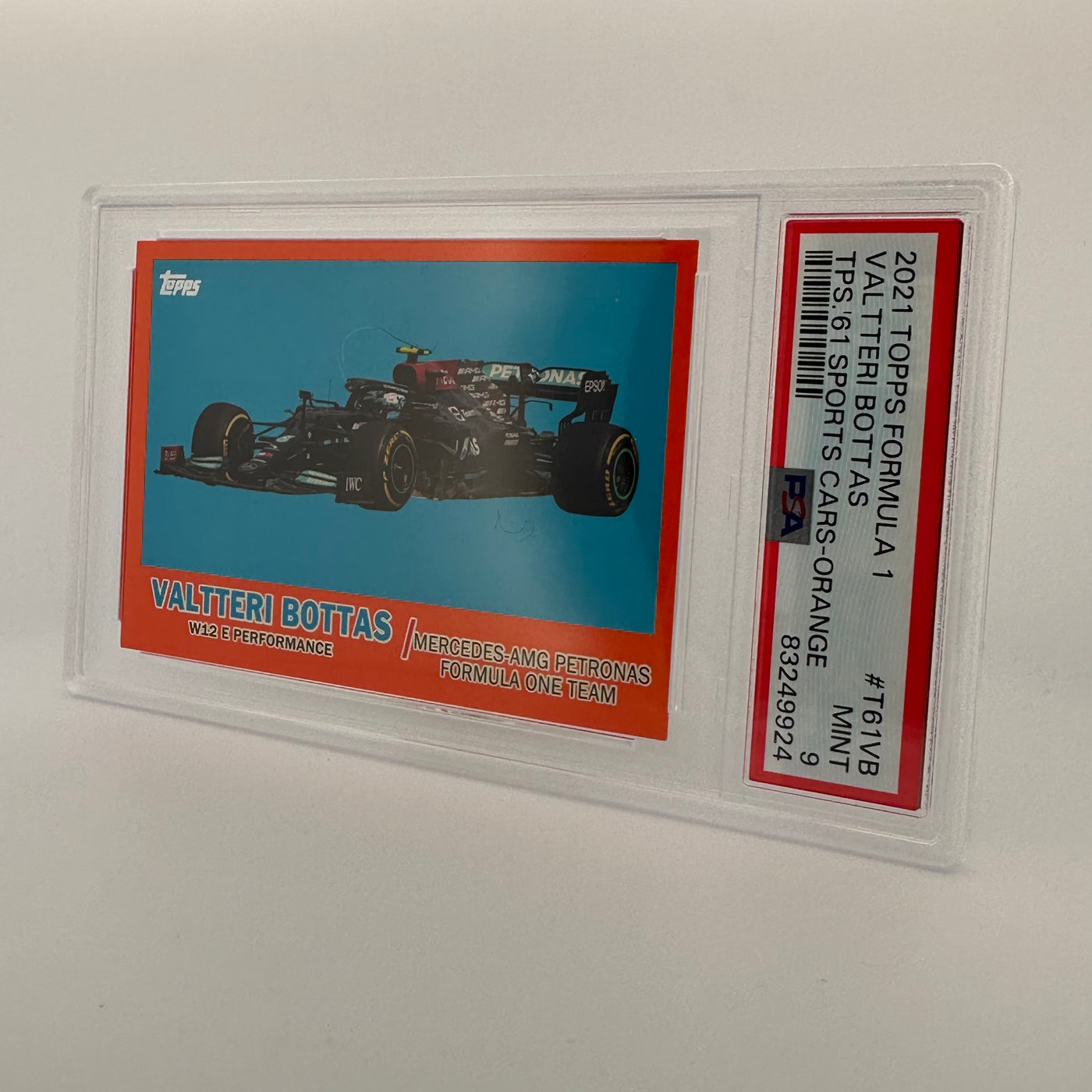 PSA 9 - 02/25 - Valtteri Bottas - 1961 Sports Cars - #T61VB - Orange