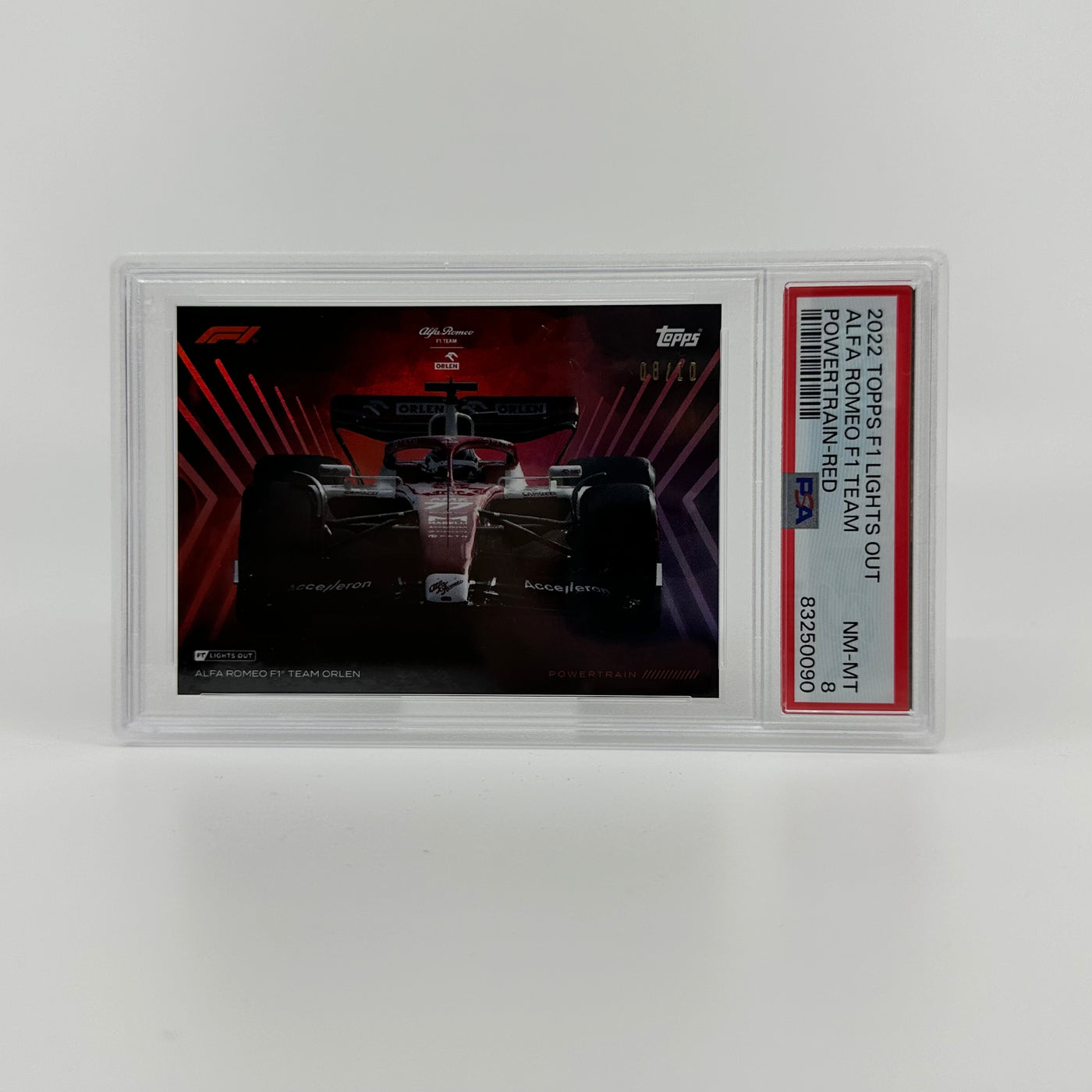 PSA 8 - 08/10 - Alfa Romeo F1  Team - Powertrain - Red