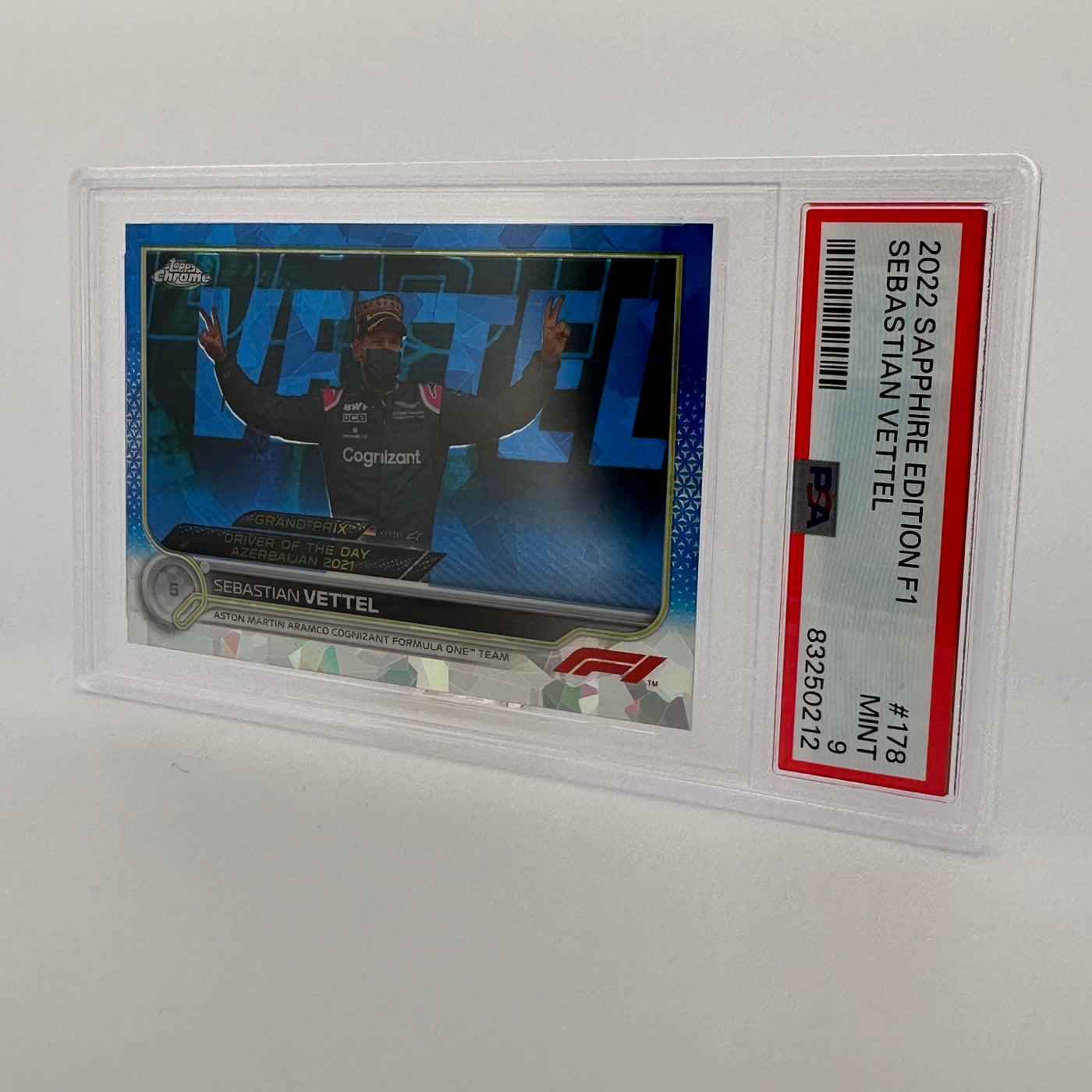 PSA 9 - Sebastian Vettel #178 - Sapphire Edition