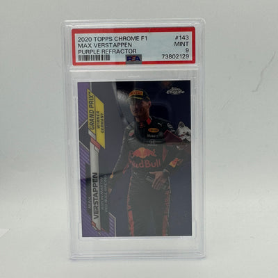 PSA 9 - 43/399 MAX VERSTAPPEN #143 - Purple Refractor