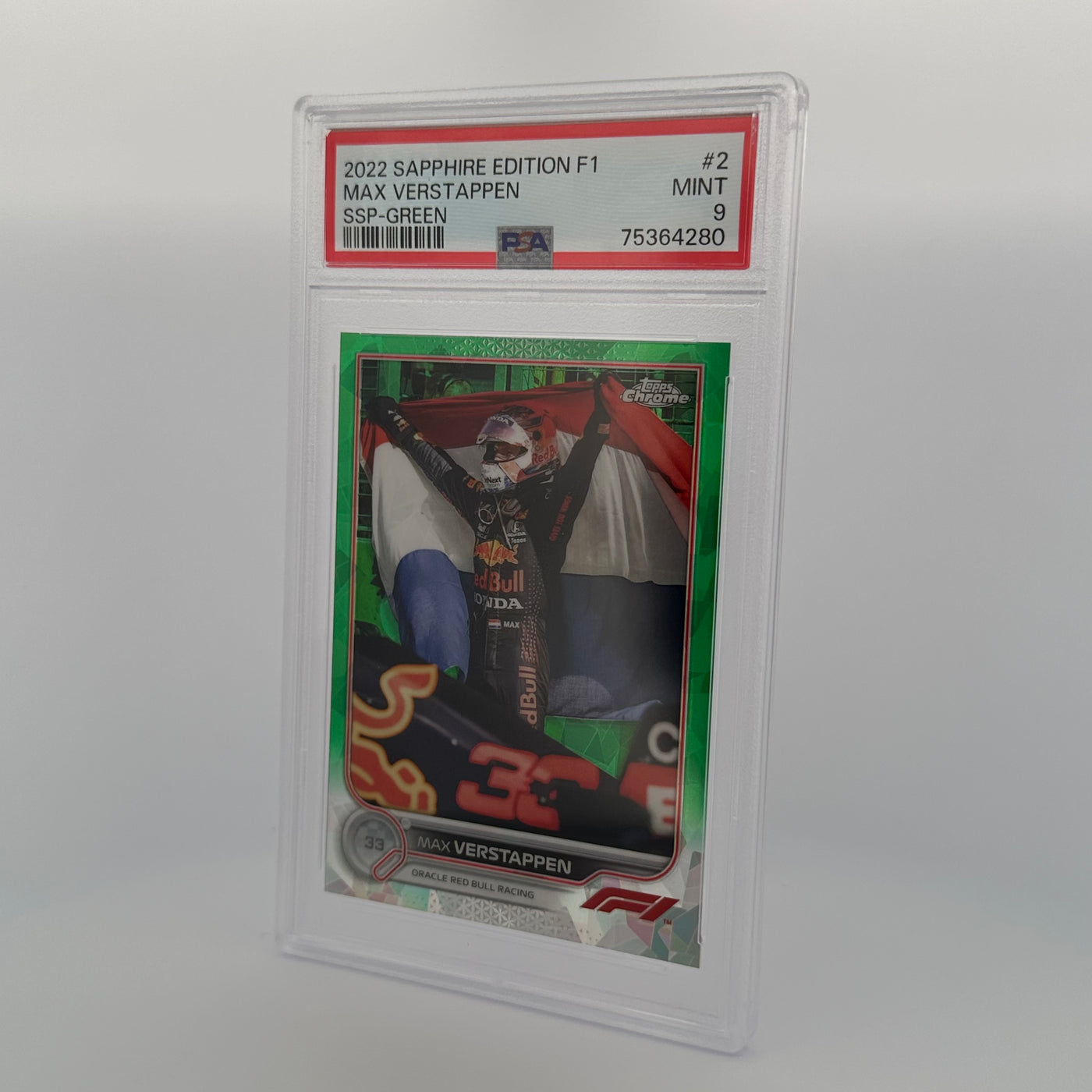 PSA 9 - 38/75 - MAX VERSTAPPEN #2 - SAPPHIRE EDITION - SSP - GREEN