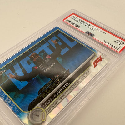 PSA 9 - SEBASTIAN VETTEL #178 - SAPPHIRE EDITION