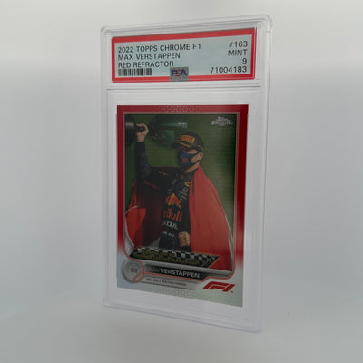 PSA 9 - 2/5 MAX VERSTAPPEN #163 - RED REFRACTOR