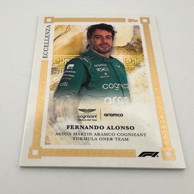 1/1 Gold Fernando Alonso - 2023 Topps Eccellenza - Driver Profile