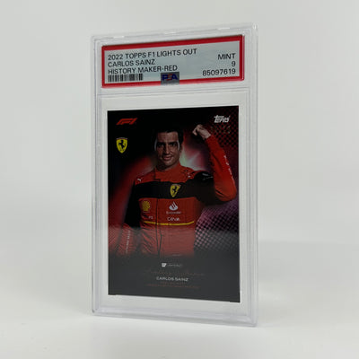 PSA 9 - 04/10 - Carlos Sainz - History Maker - Red