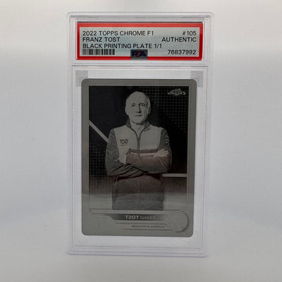 PSA AUTHENTIC - 1/1 - FRANZ TOST - BLACK PRINTING PLATE