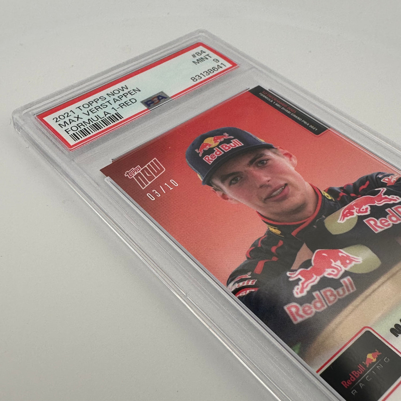 PSA 9 - 03/10 - Max Verstappen #84 - Red