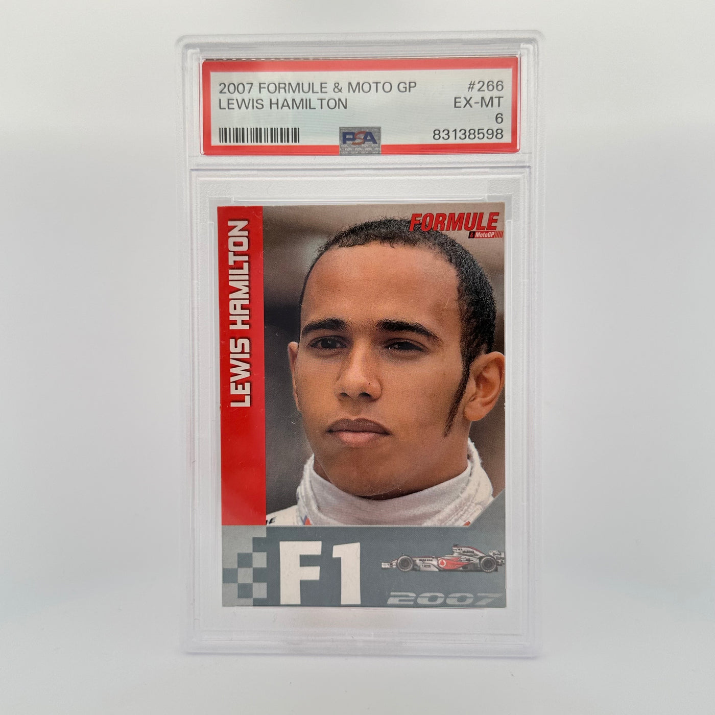 PSA 6 - Lewis Hamilton #266 - 2007 Formule & Moto GP