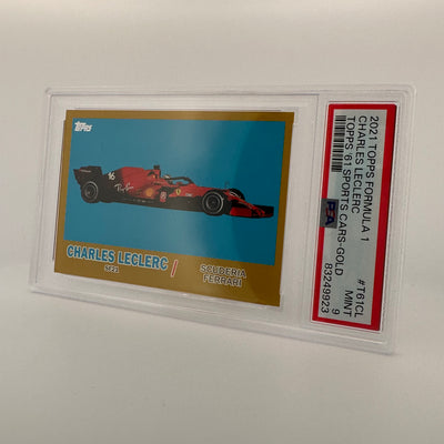 PSA 9 - 30/50 - Charles Leclerc #T61CL - 1961 Sports Cars - Gold