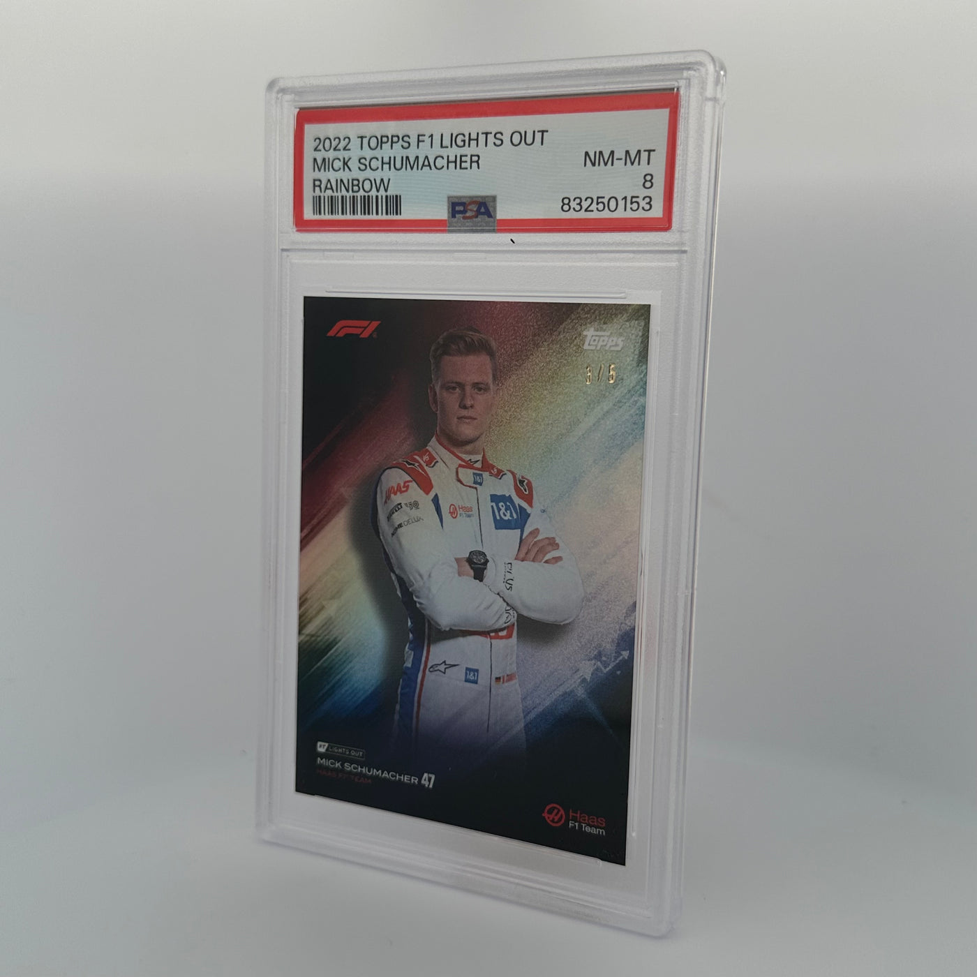 PSA 8 - 3/5 - Mick Schumacher - Rainbow