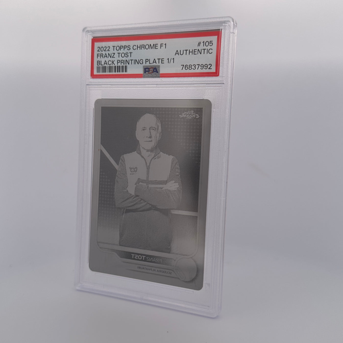 PSA AUTHENTIC - 1/1 - FRANZ TOST - BLACK PRINTING PLATE