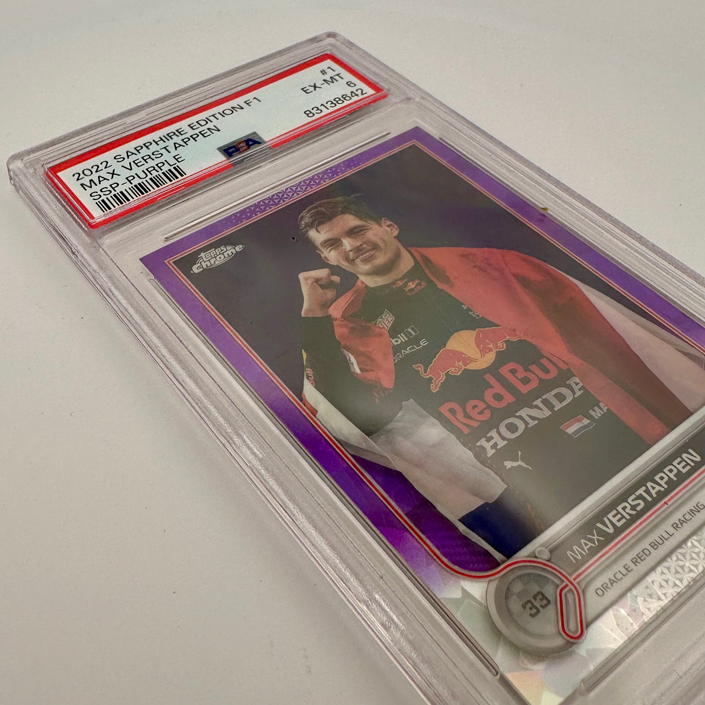 PSA 6 - 10/10 - Sapphire Edition 1 Max Verstappen SSP-purple